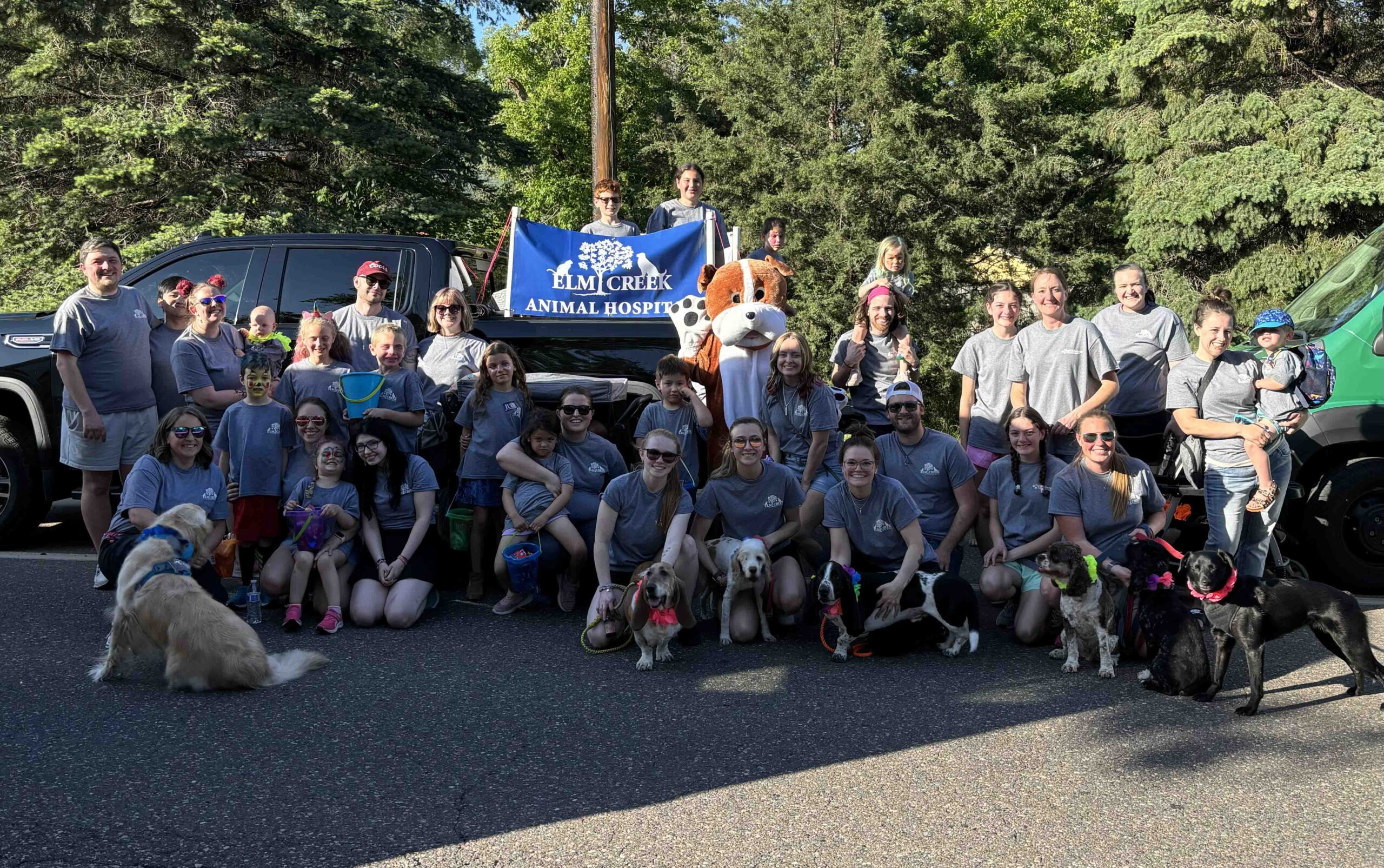 team and families